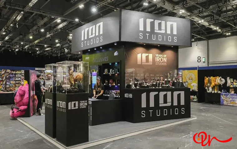 یک غرفه نمایشگاهی ایمن در نمایشگاه