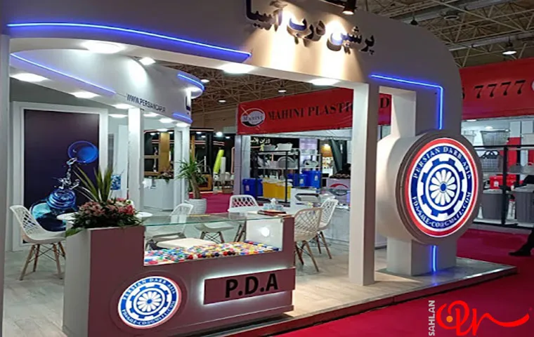 غرفه تولیدکننده درب بطری در نمایشگاه ایران پلاست