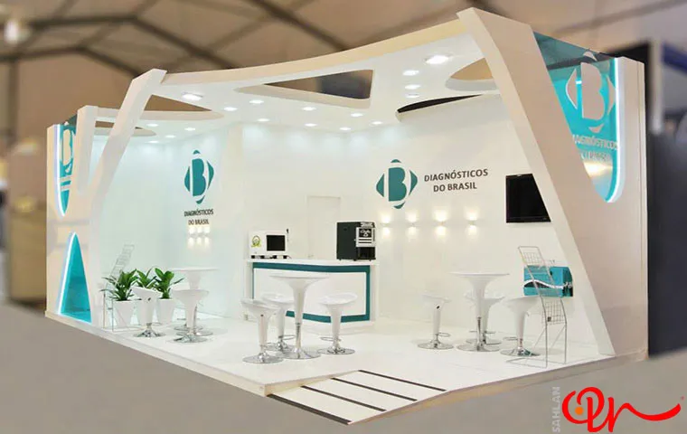 غرفه نمایشگاهی دو نبشی