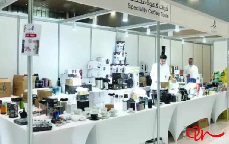 قسمتی از نمایشگاه قهوه اصفهان 