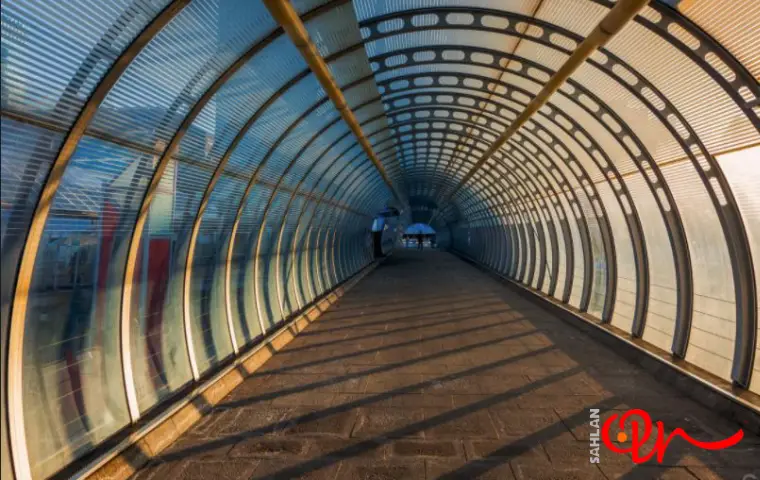 اسپیس فریم تونلی شیشهای