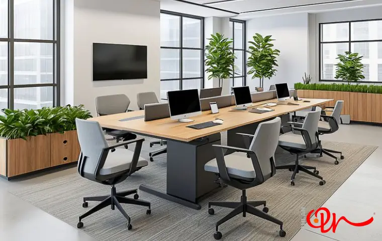 طراحی محیط اداری کوچک با محیط سبز و پنجرههای نورگیر و رنگ روشن