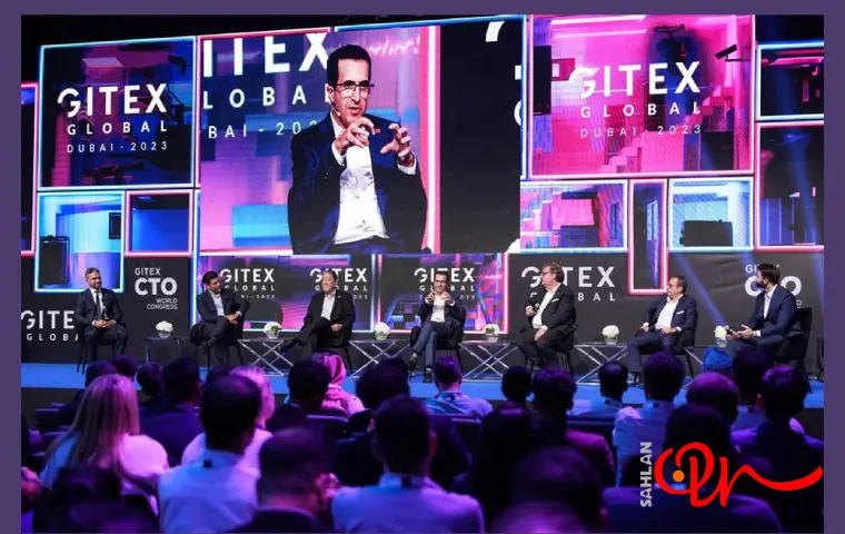 گردهمایی و پرس و پاسخ در غرفه نمایشگاه جیتکس دبی