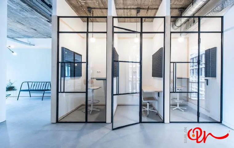 ترکیب پارتیشن آلومینیومی با شیشه