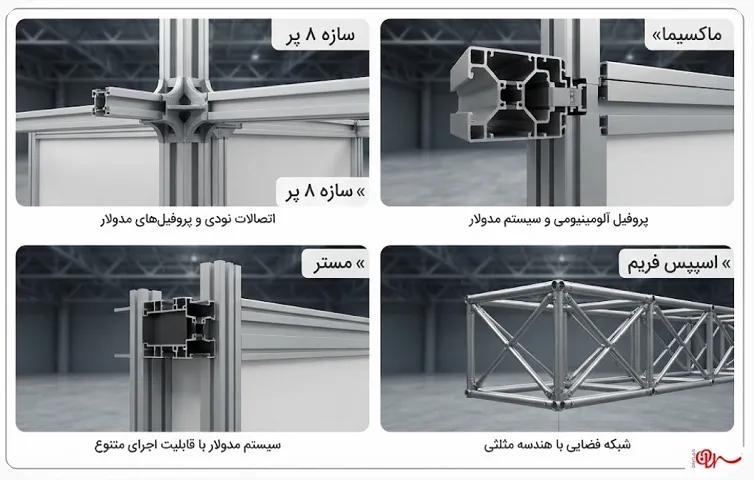 نمای ساختاری ۸ پر/ماکسیما/مستر/اسپیس‌فریم