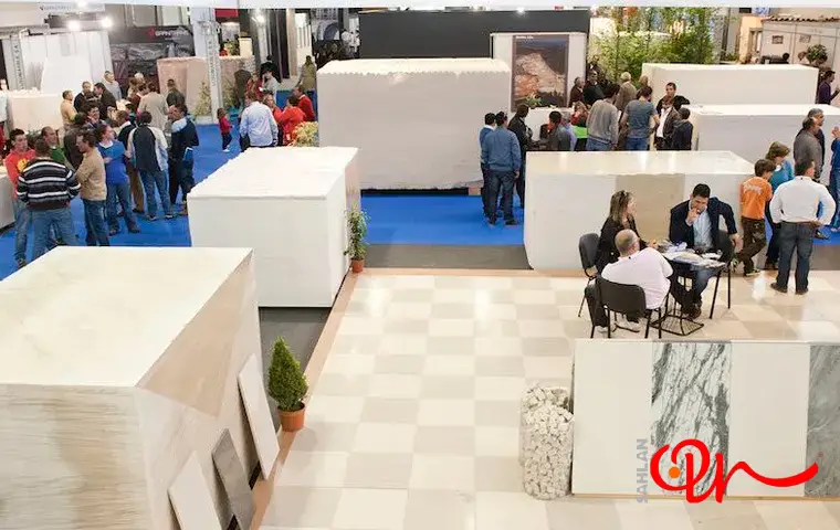 نمایشگاه سنگ اصفهان با حضور افراد زیاد