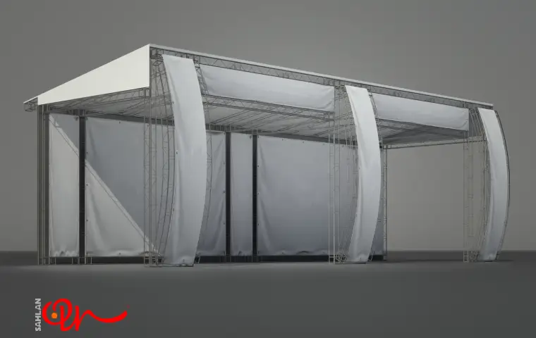 سازه اسپیس فریم نمایشگاهی